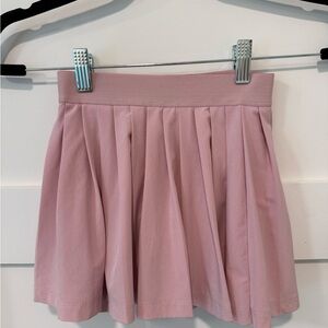 Pink Pleated Girl's Athleta Skort